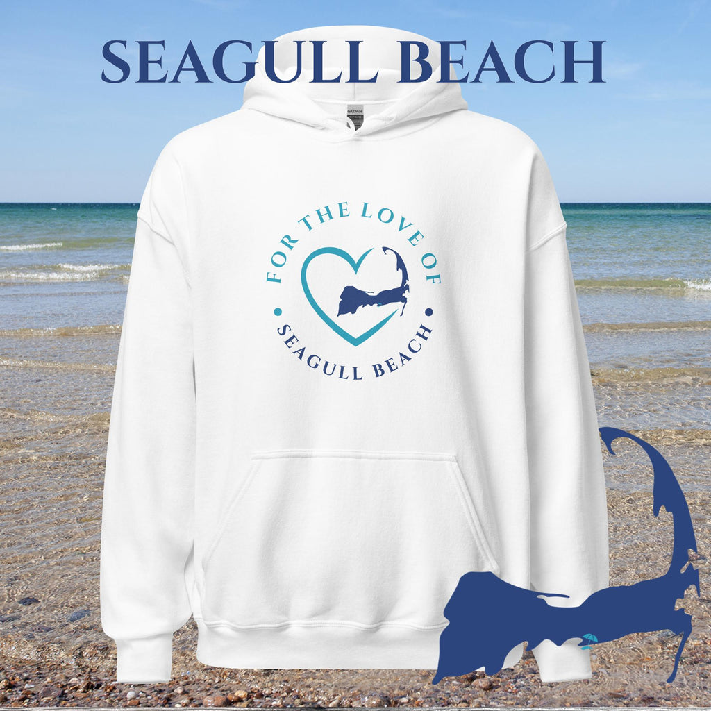 FAVORITE BEACH For the Love of SEAGULL BEACH Unisex Hoodie