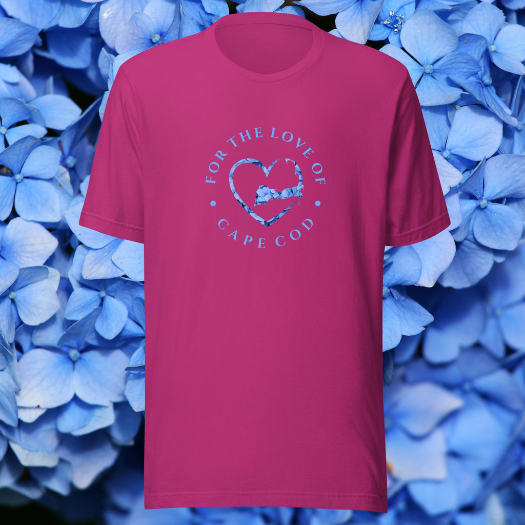 For the Love of Cape Cod Hydrangea Unisex T-Shirt