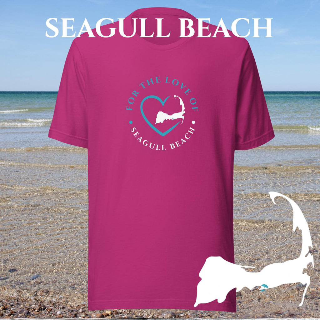 FAVORITE BEACH For the Love of SEAGULL BEACH Unisex T-Shirt