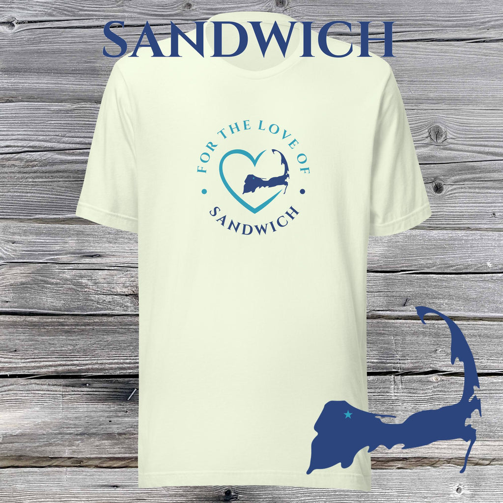 FAVORITE TOWN For the Love of SANDWICH Unisex T-Shirt