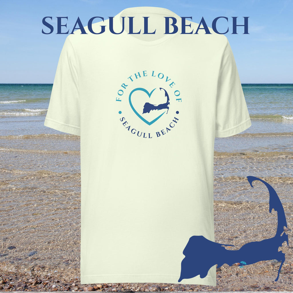 FAVORITE BEACH For the Love of SEAGULL BEACH Unisex T-Shirt