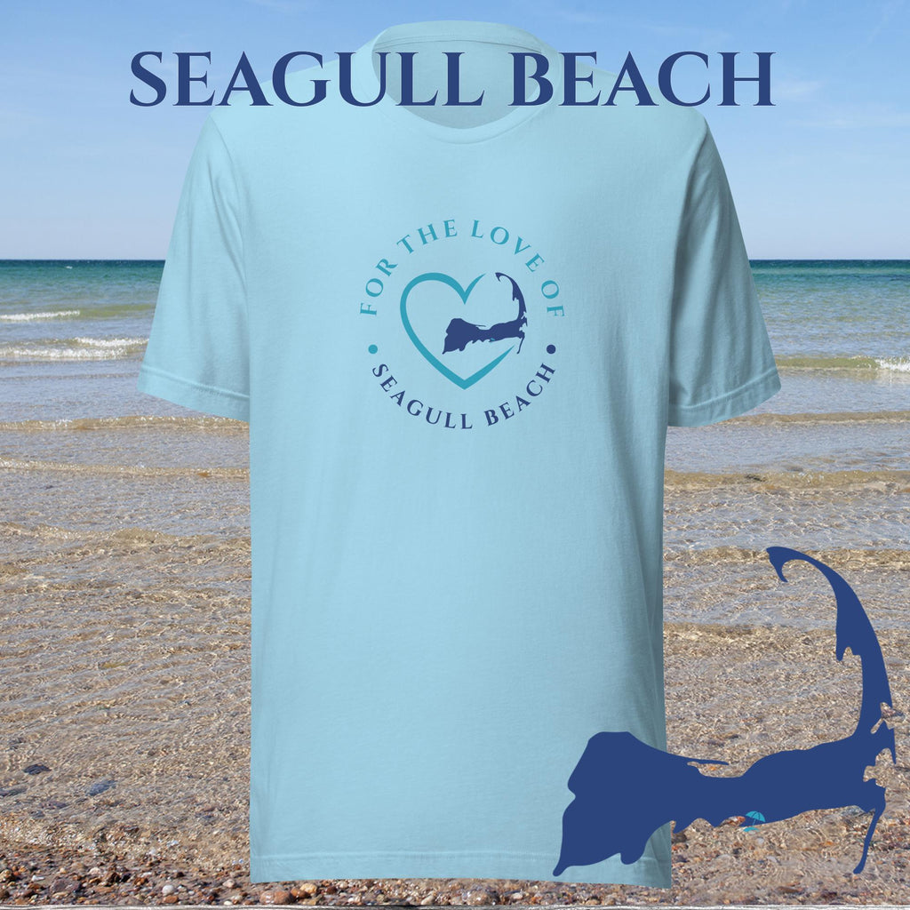 FAVORITE BEACH For the Love of SEAGULL BEACH Unisex T-Shirt