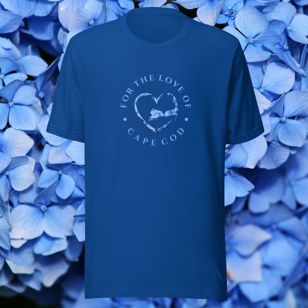 For the Love of Cape Cod Hydrangea Unisex T-Shirt