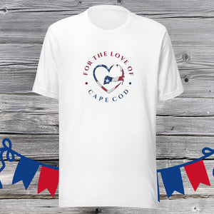 Stars and Stripes - FOR THE LOVE OF CAPE COD Unisex T-Shirt
